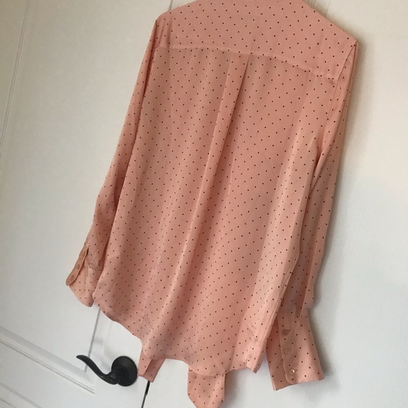 Sold 💓 EQUIPMENT PUSSY BOW LUIS BLOUSE SIZE LARGE - Picture 6 of 15